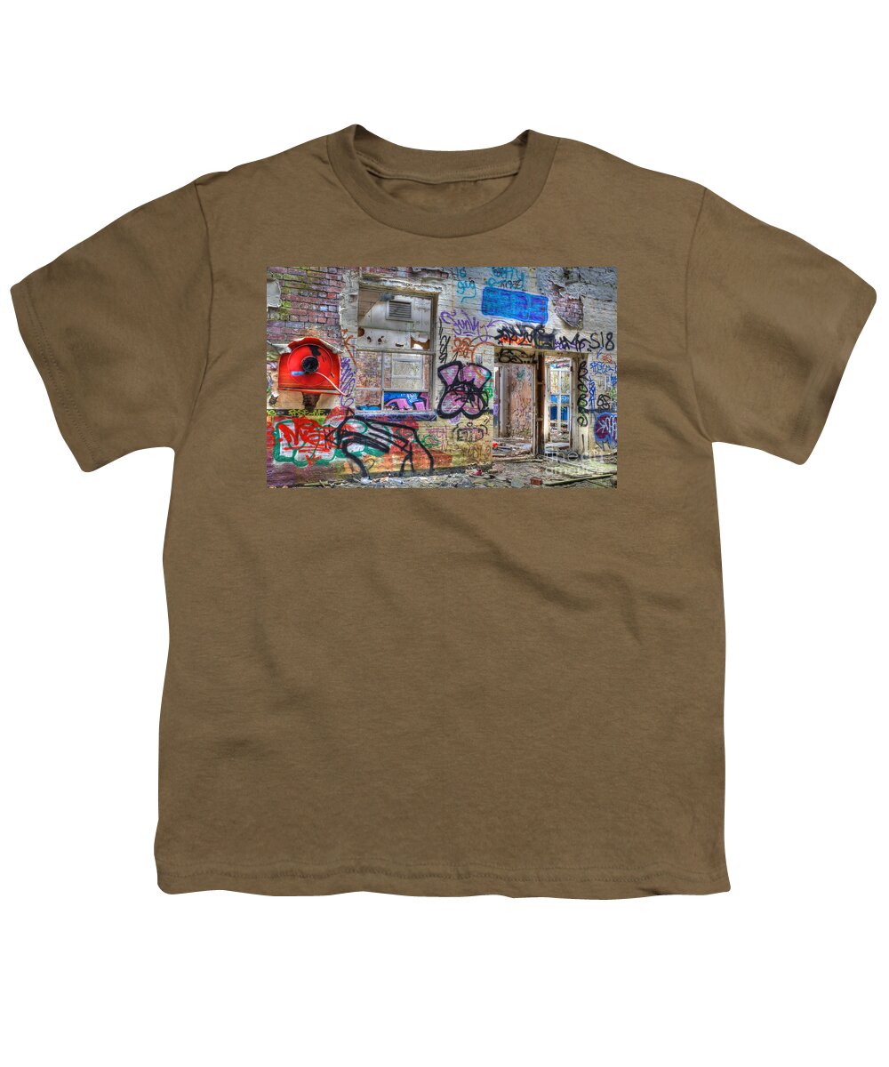 Art Youth T-Shirt featuring the photograph Closed For Business by David Birchall
