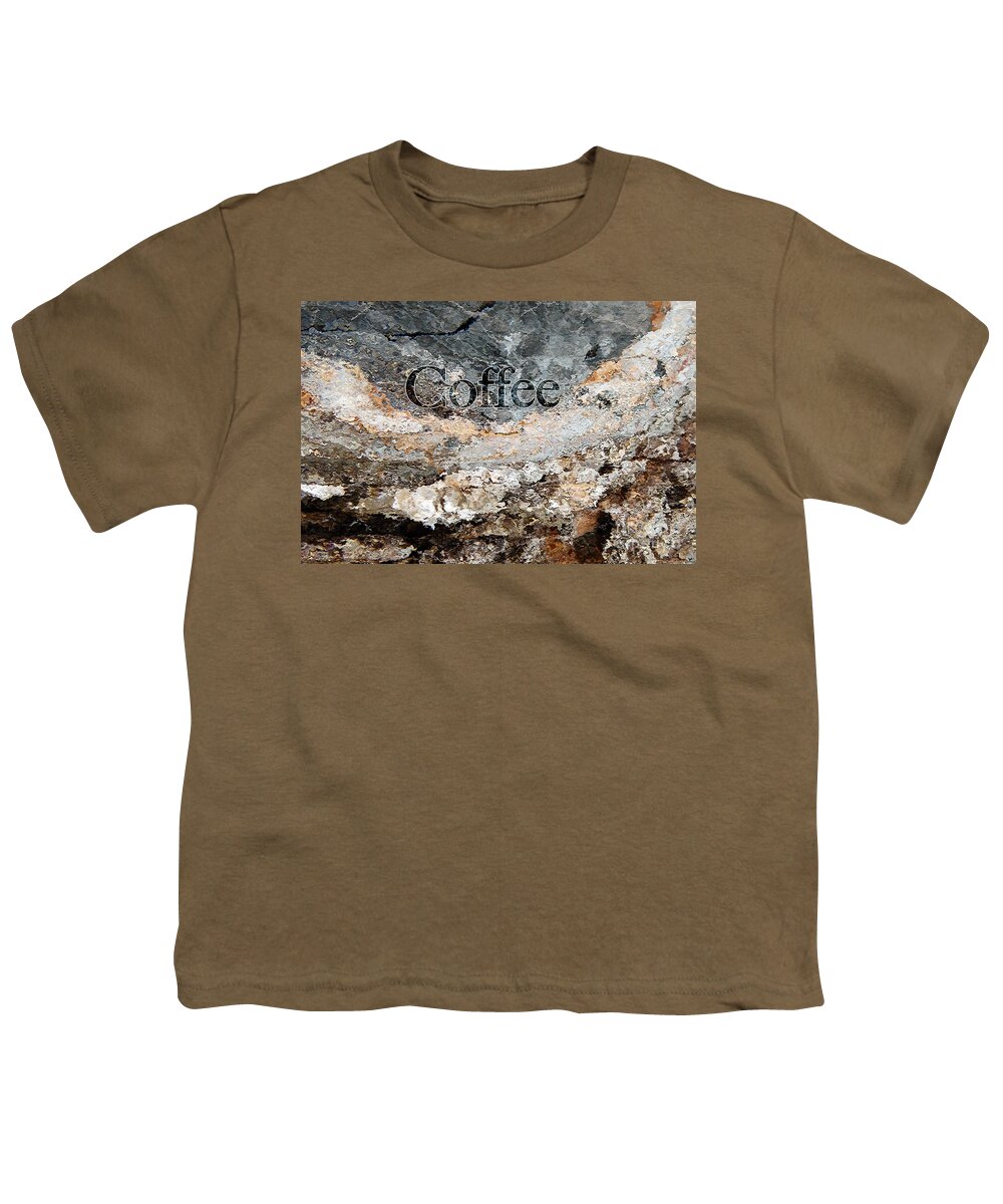 Coffee Art Youth T-Shirt featuring the digital art Coffee by Margie Chapman