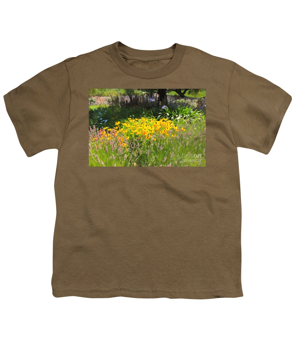 Garden Youth T-Shirt featuring the photograph Countryside Cottage Garden 5D24560 by Wingsdomain Art and Photography