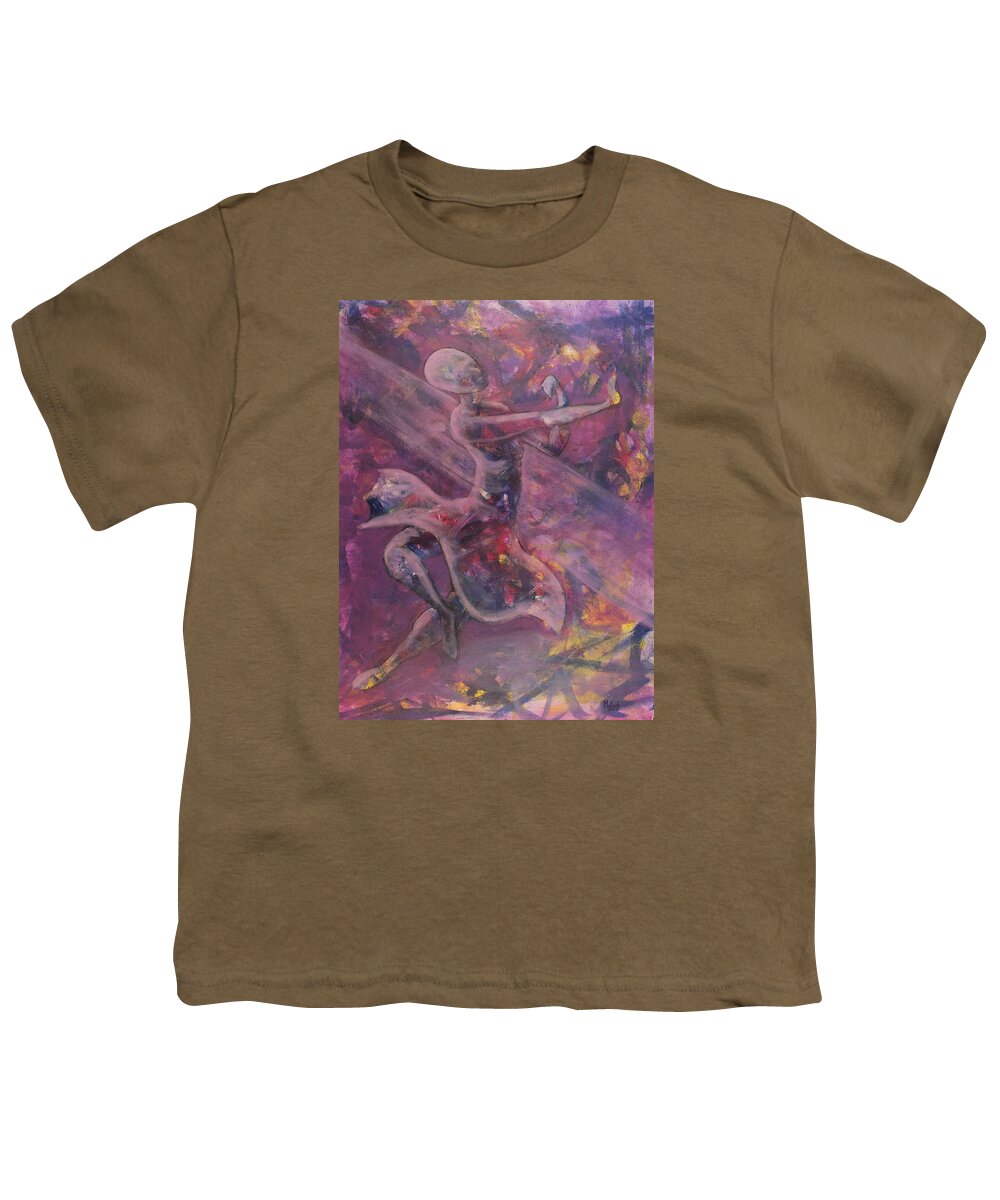 Dancer Youth T-Shirt featuring the painting Dancer by Jack Malloch