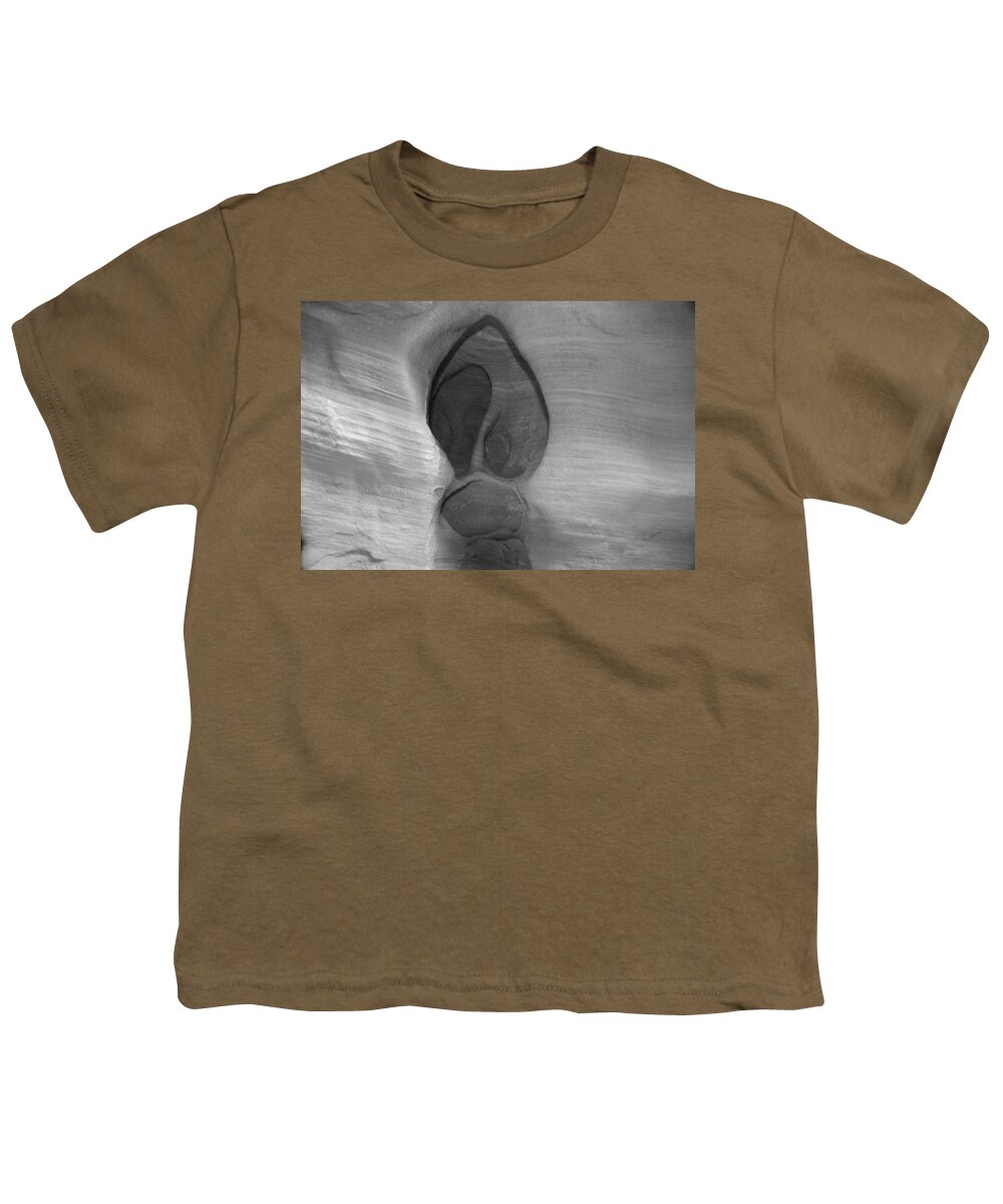 Elements Youth T-Shirt featuring the photograph Rock Design by Aidan Moran