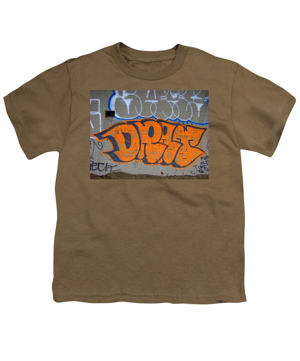 Graffiti Youth T-Shirt featuring the photograph Drat by Donna Blackhall