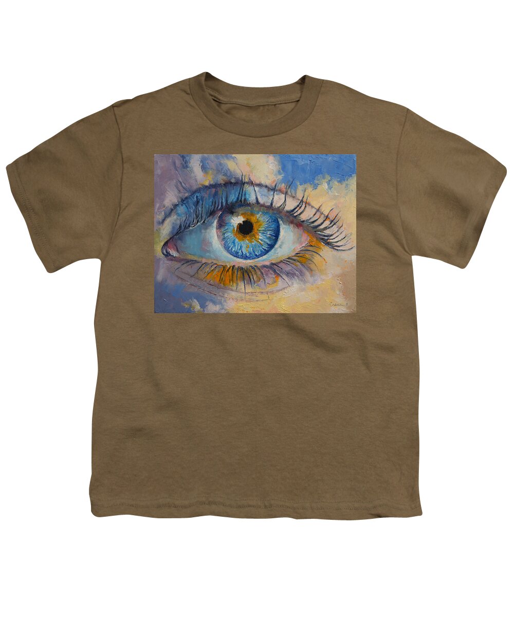 Michael Creese Youth T-Shirt featuring the painting Eye by Michael Creese