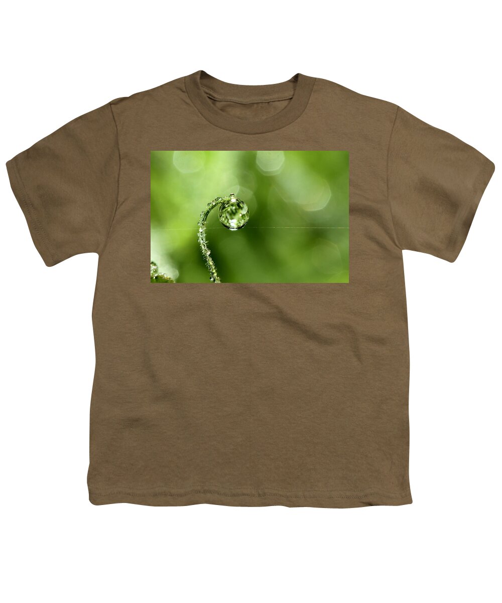 Grass Youth T-Shirt featuring the photograph Early Morning Dew by Sharon Johnstone