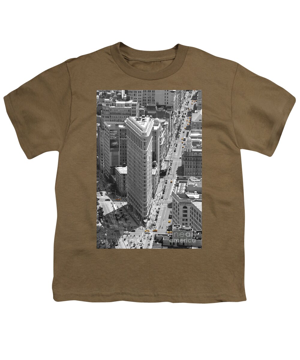 New_york Youth T-Shirt featuring the photograph Flatiron Building by Randi Grace Nilsberg