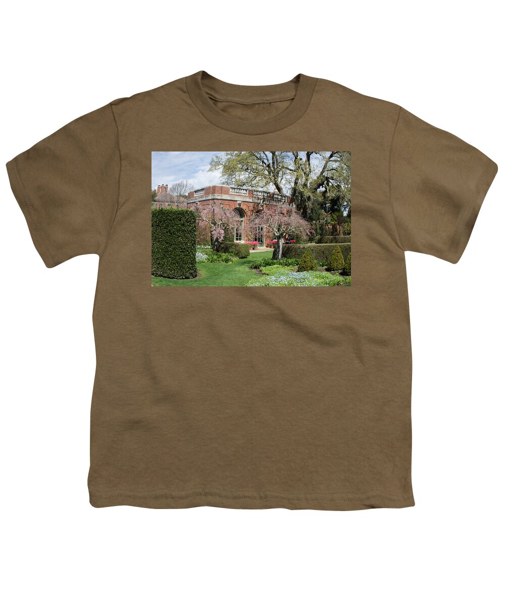 Filoli Youth T-Shirt featuring the photograph Garden Glory by Weir Here And There