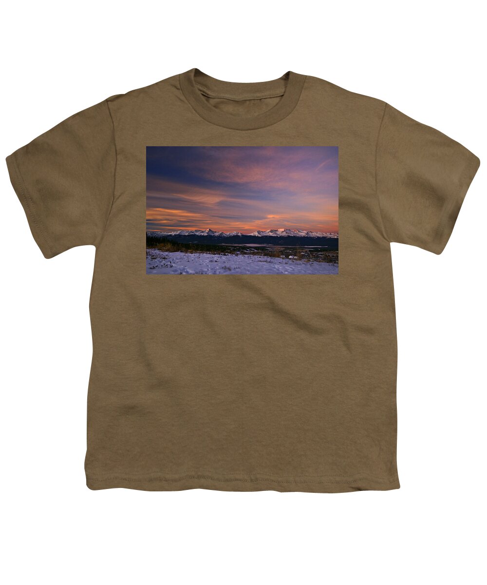 Colorado Youth T-Shirt featuring the photograph Glow of Morning by Jeremy Rhoades