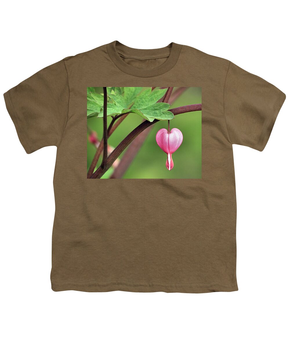 Heartdrop Youth T-Shirt featuring the photograph Heartdrop by Janice Drew