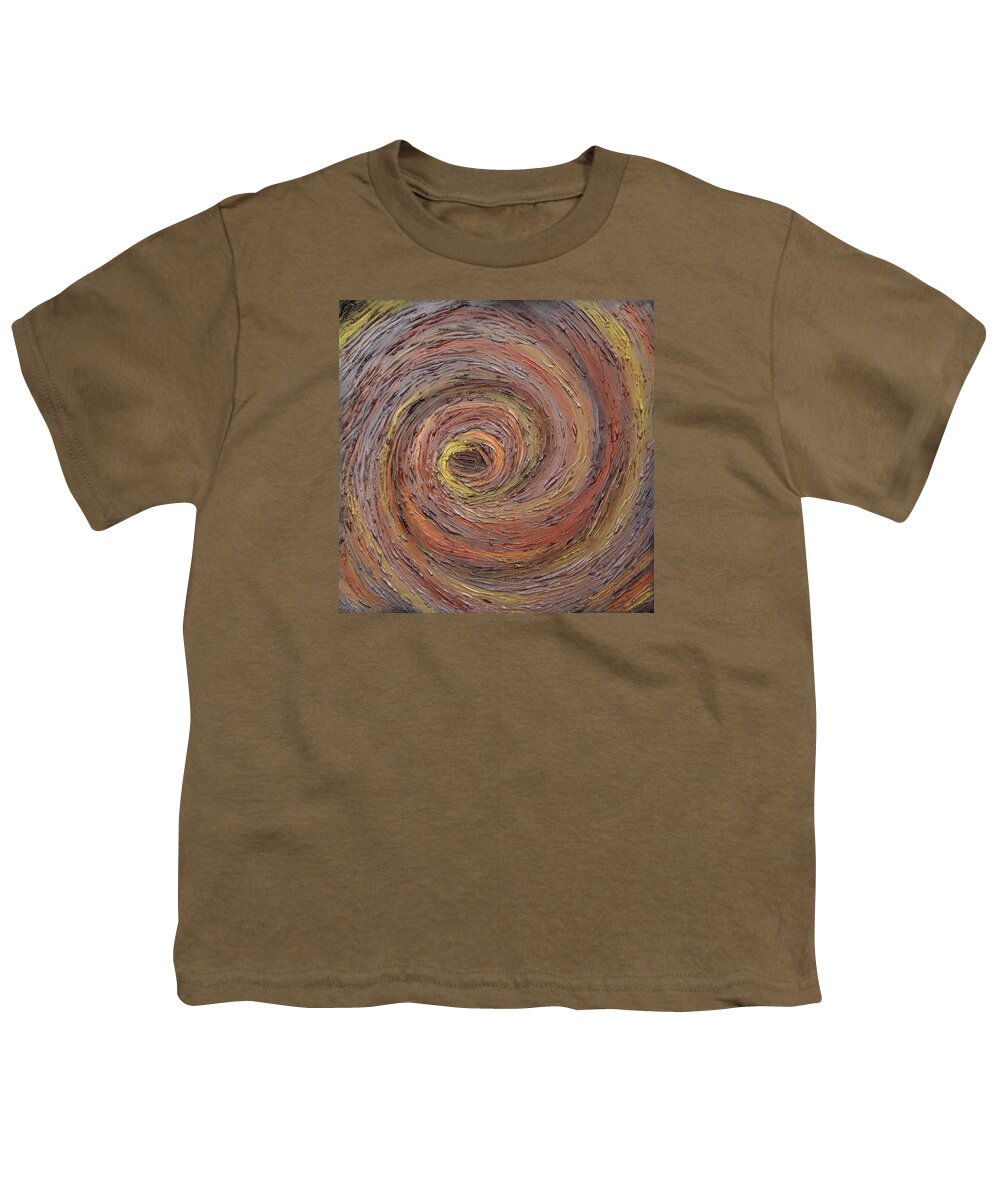 Original Paintings Youth T-Shirt featuring the painting Helix by Angelina Tamez