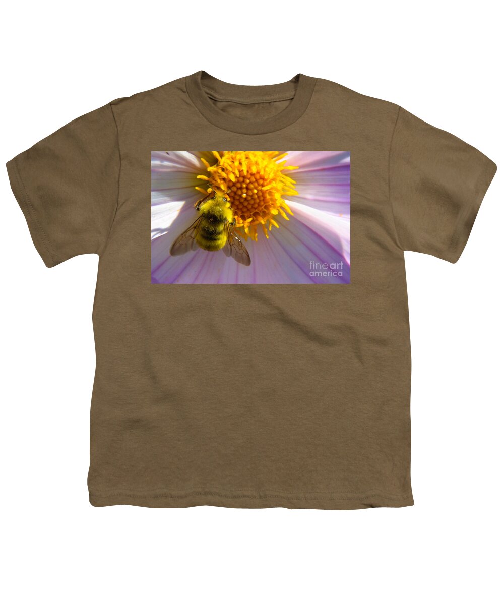 Bee Youth T-Shirt featuring the photograph Honey Bee by Tikvah's Hope