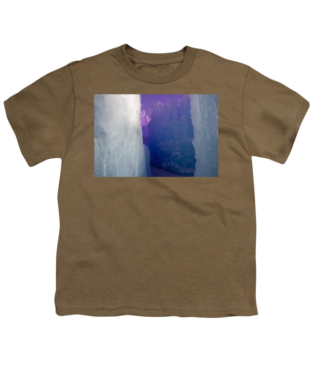 Ice Youth T-Shirt featuring the photograph Into The Blue by Christie Kowalski