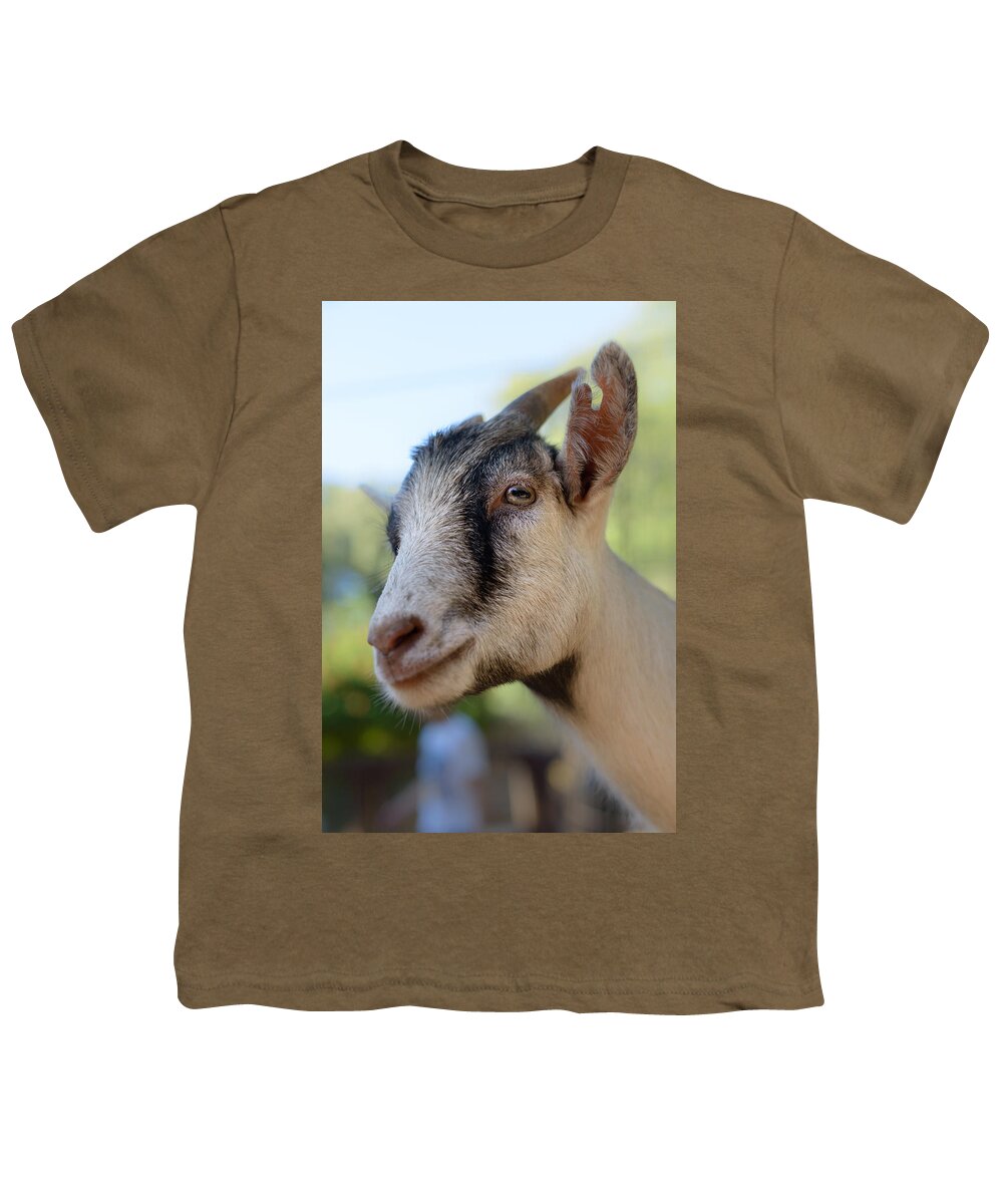 Goat Youth T-Shirt featuring the photograph Just Say ChiiiZ by Michael Goyberg