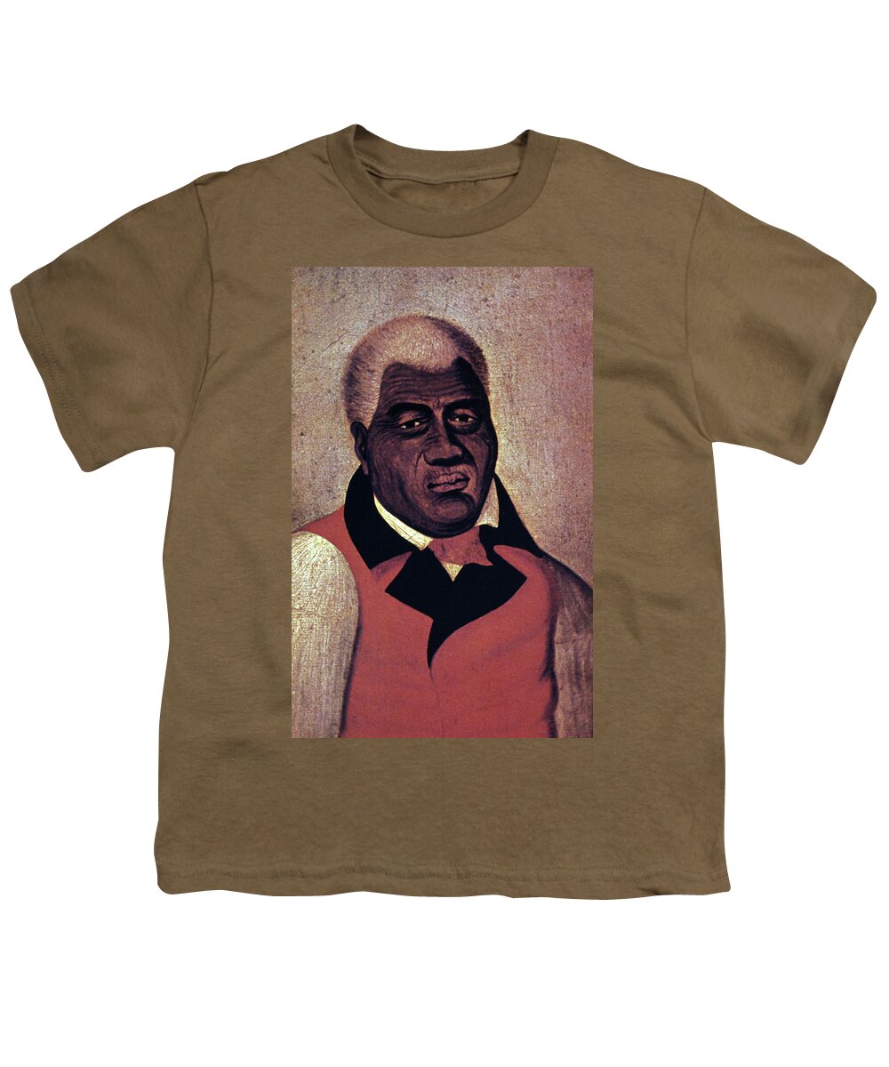 1815 Youth T-Shirt featuring the painting Kamehameha I (c1758-1819) by Granger