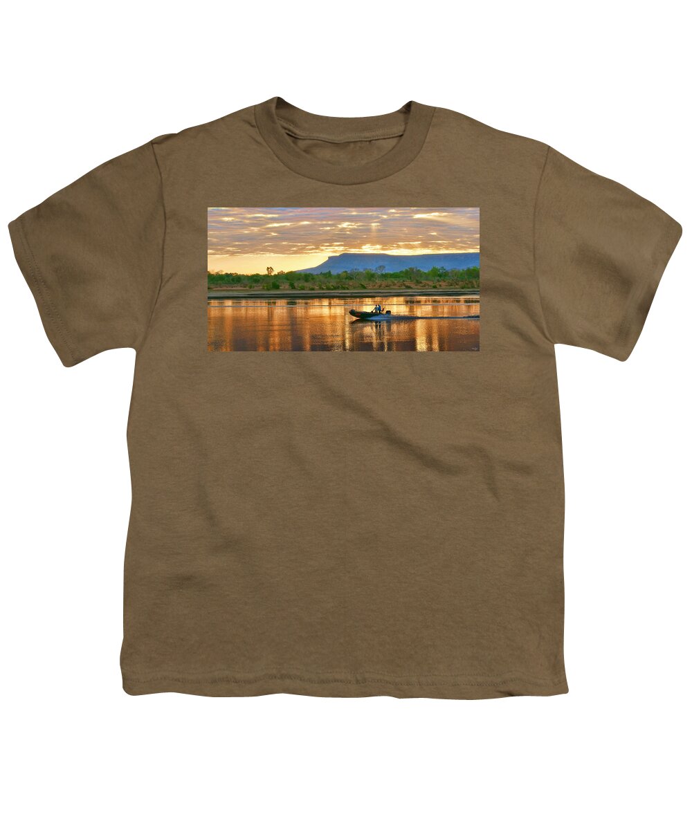 Landscapes Youth T-Shirt featuring the photograph Kimberley Dawning by Holly Kempe