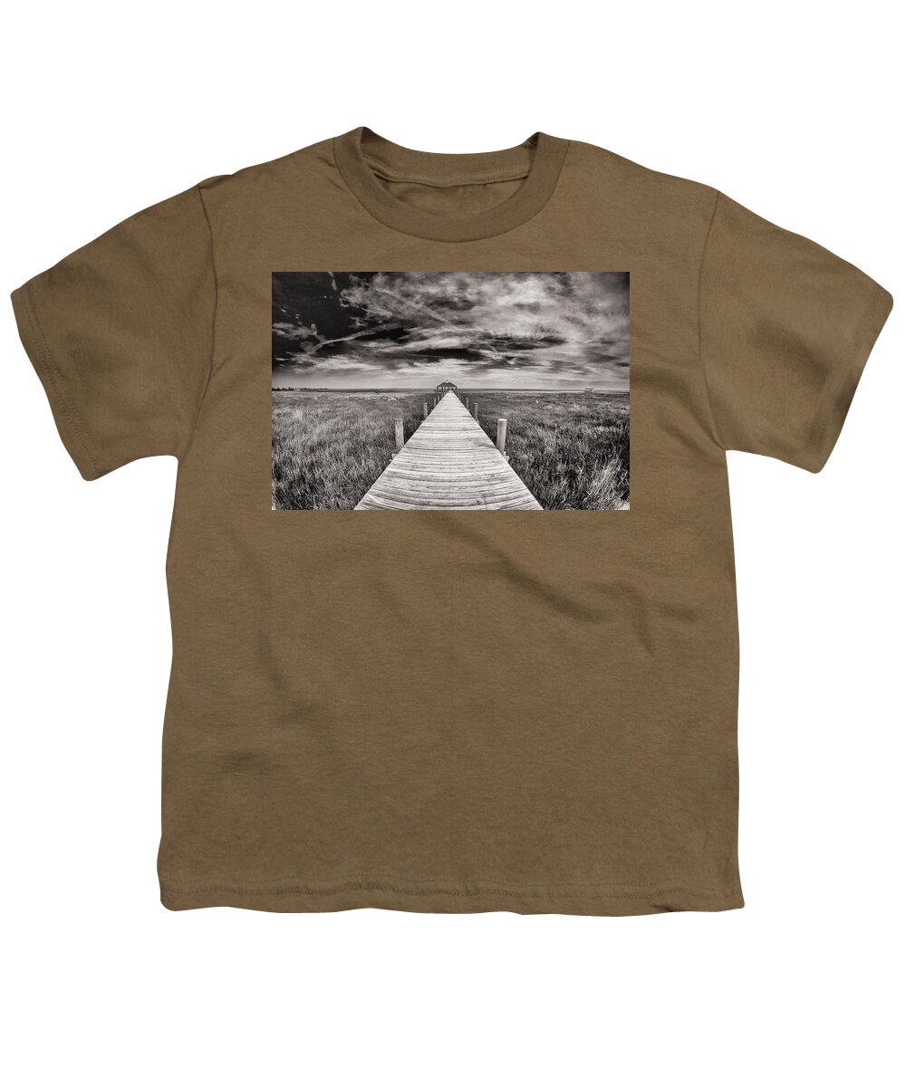 Gulf Of Mexico Youth T-Shirt featuring the photograph Long Walk by Raul Rodriguez