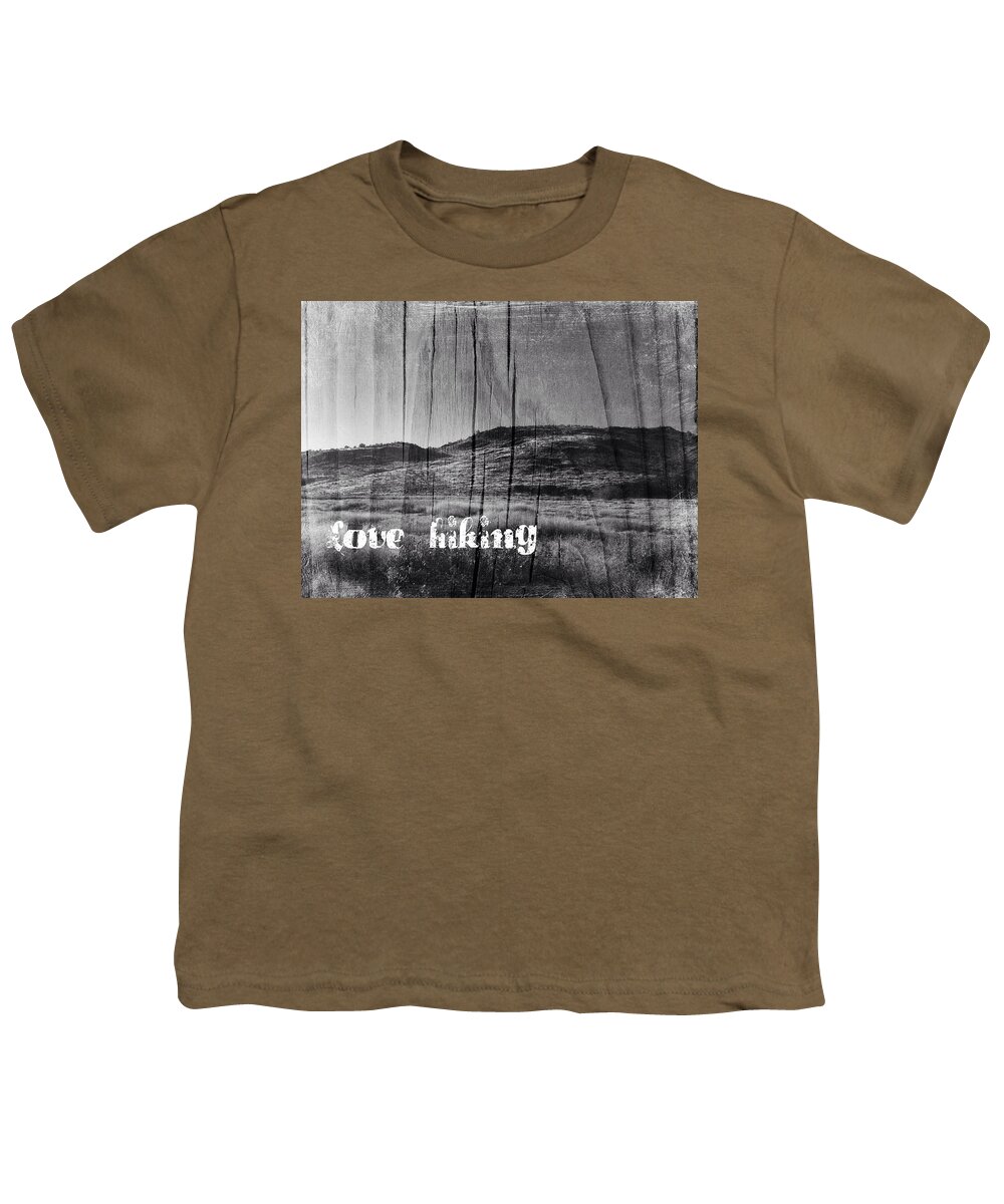Photograph Youth T-Shirt featuring the photograph Love Hiking by Richard Gehlbach