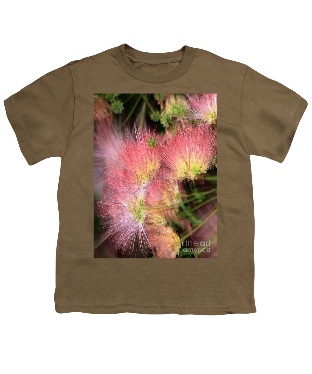 Flowers Youth T-Shirt featuring the photograph Mimosa Explosion by Ellen Cotton