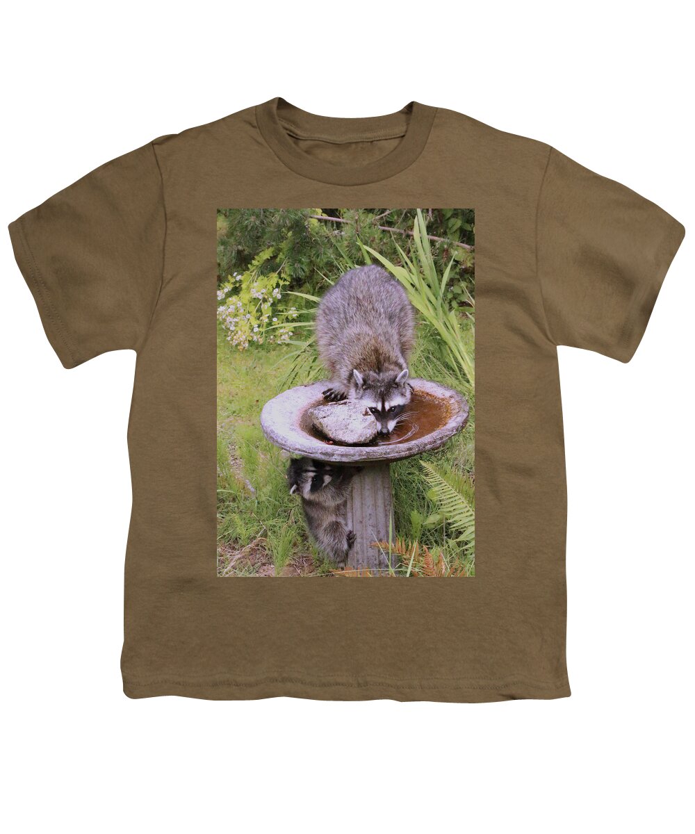 Mammals Youth T-Shirt featuring the photograph Mommy Can You See Me? by Kym Backland