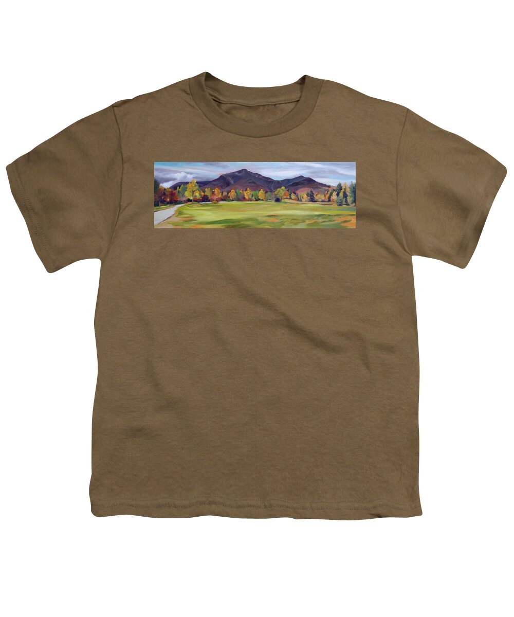 Mountains Youth T-Shirt featuring the painting Mount Osceola New Hampshire by Nancy Griswold
