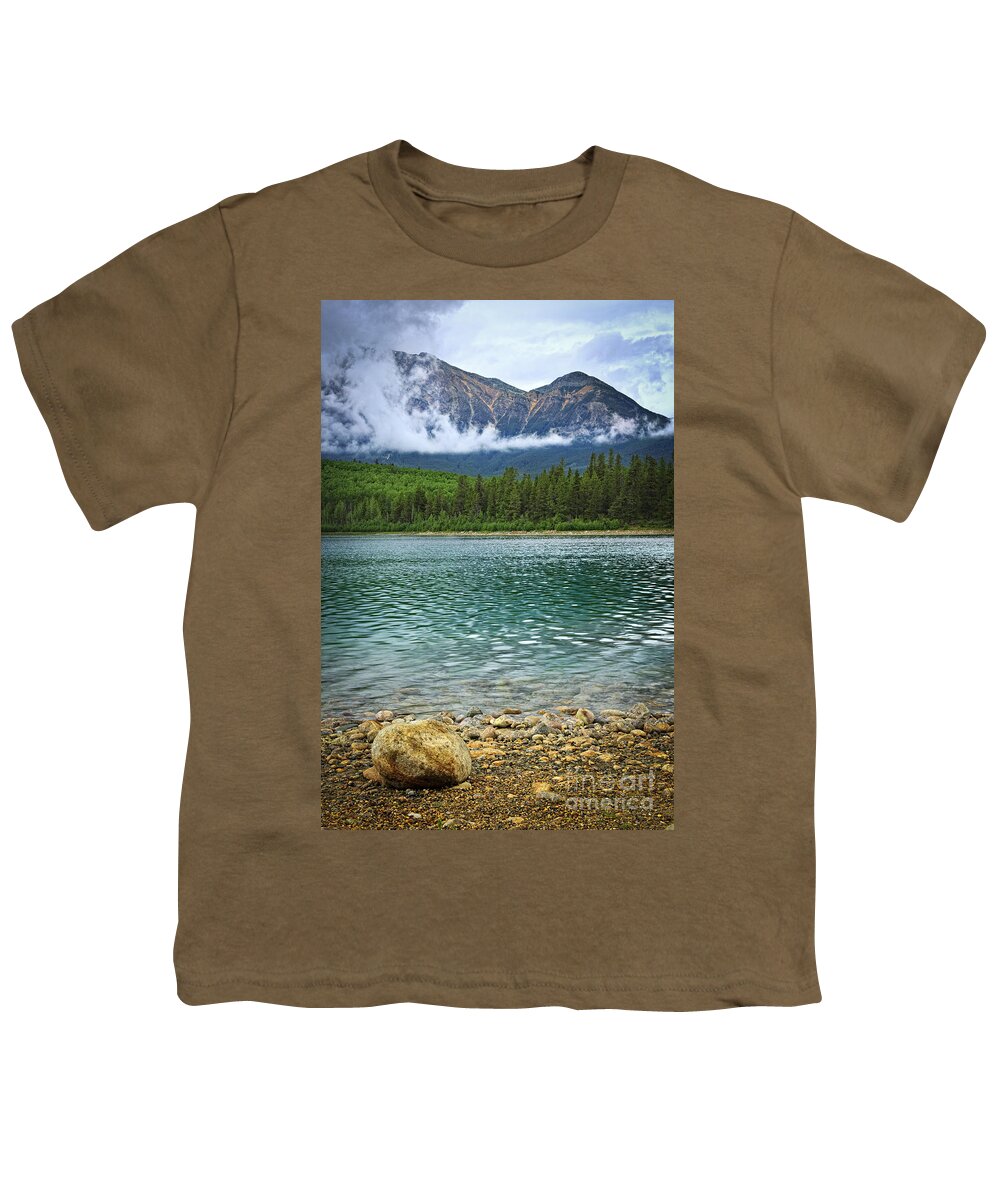 Lake Youth T-Shirt featuring the photograph Mountain lake by Elena Elisseeva