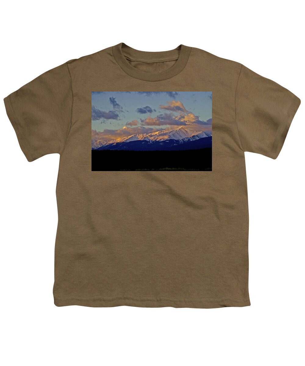 Colorado Youth T-Shirt featuring the photograph Mt Elbert Sunrise by Jeremy Rhoades