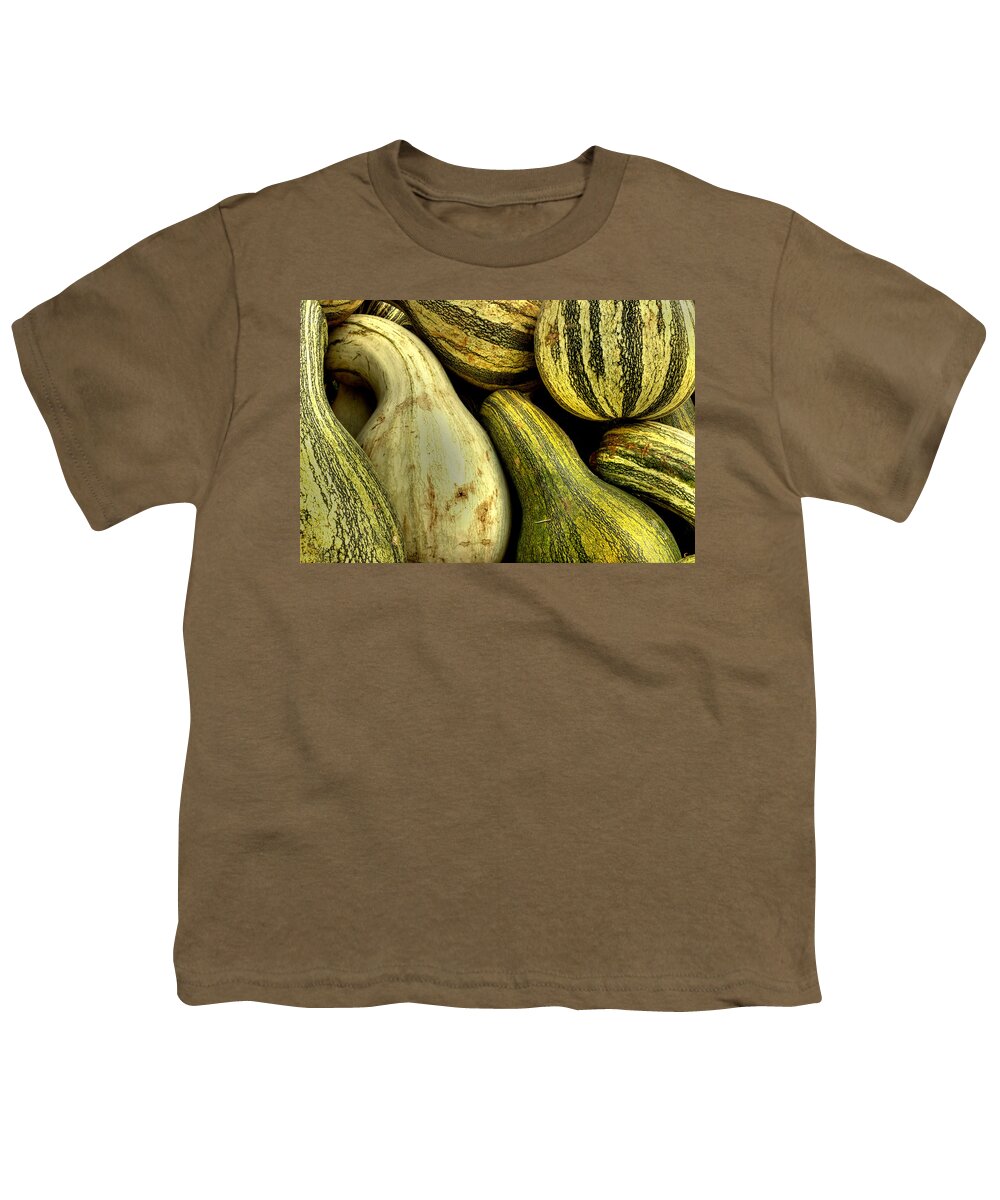 Gourds Youth T-Shirt featuring the photograph October Gourds by Michael Eingle
