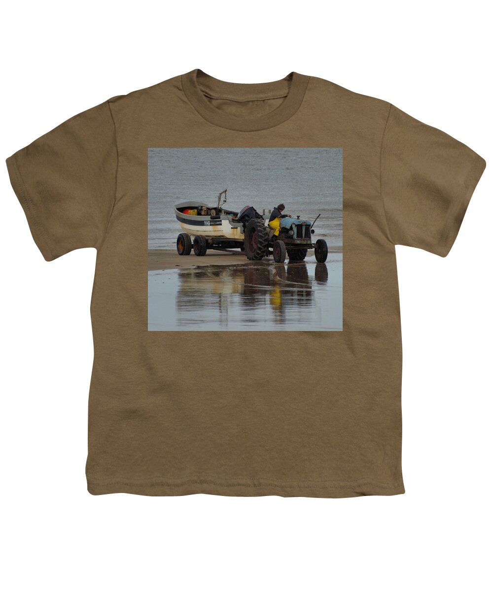 Vehicles Youth T-Shirt featuring the photograph Old Timer. by Richard Denyer