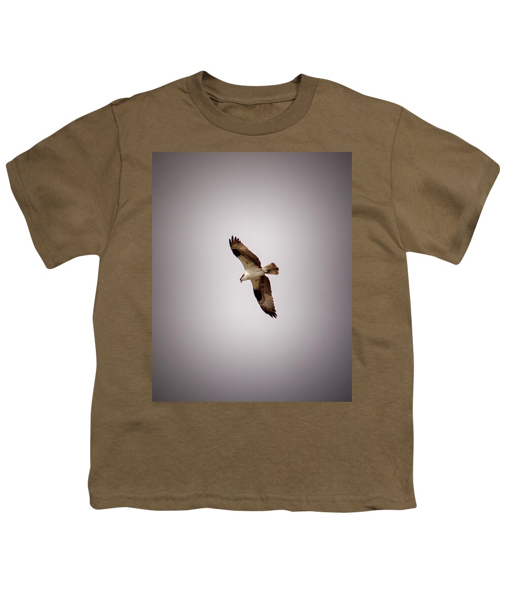 Birds Youth T-Shirt featuring the photograph Osprey 4 by Ernest Echols