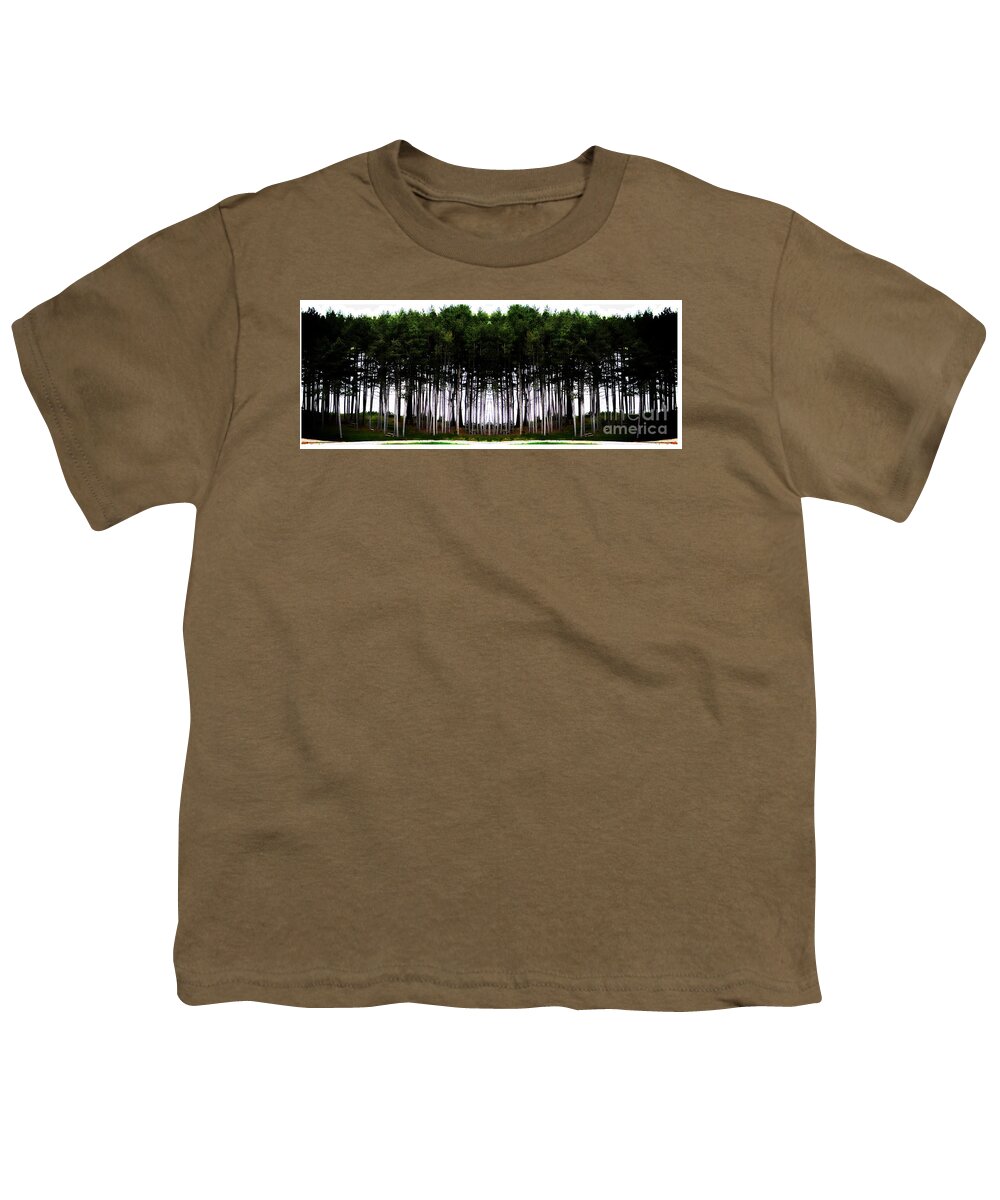 Marcia Lee Jones Youth T-Shirt featuring the photograph Pine Forest by Marcia Lee Jones