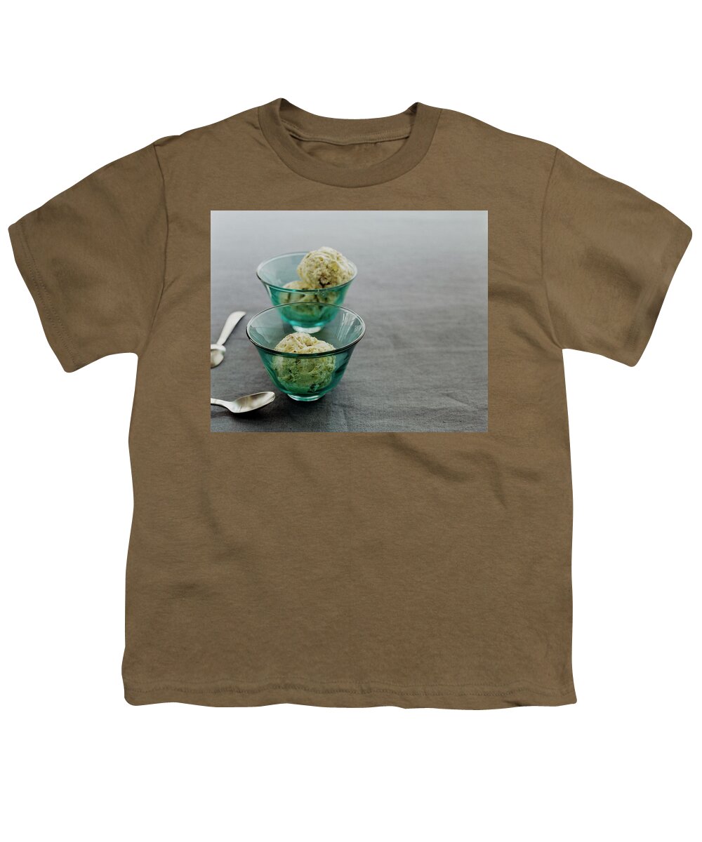 Dairy Youth T-Shirt featuring the photograph Pistachio Semifreddo by Romulo Yanes