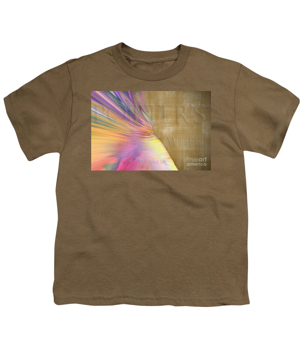 Hotel Art Youth T-Shirt featuring the digital art Potter's Wheel by Margie Chapman