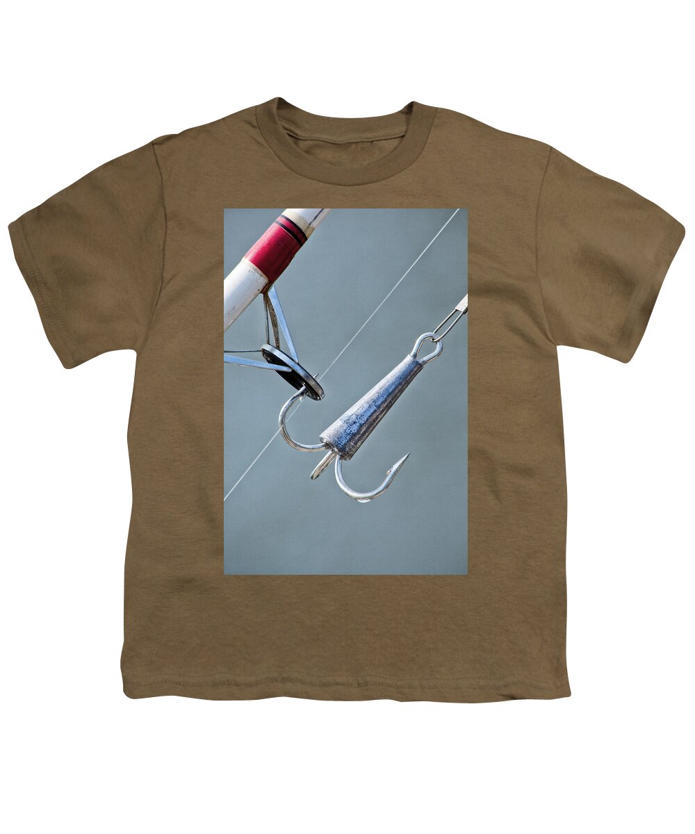 Fishing Youth T-Shirt featuring the photograph Ready To Fish by Karol Livote