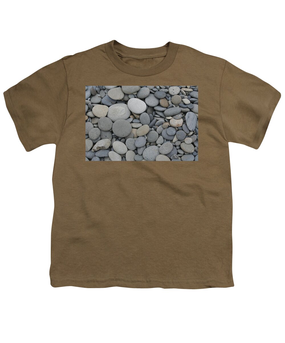 Olympic National Park Youth T-Shirt featuring the photograph Ruby Beach Pebbles by Paul Schultz