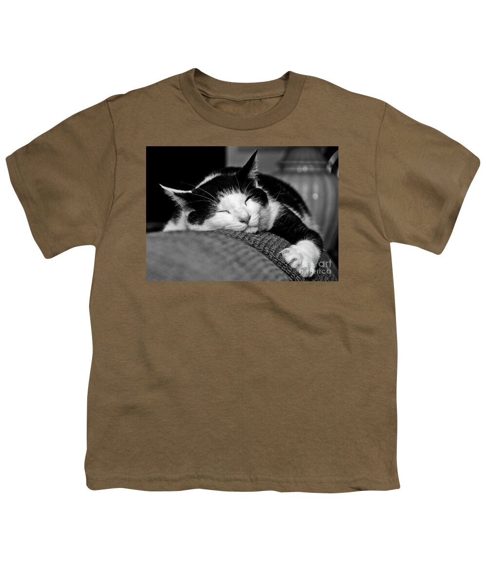 Cats Youth T-Shirt featuring the photograph Soft Kitty by Cheryl Baxter