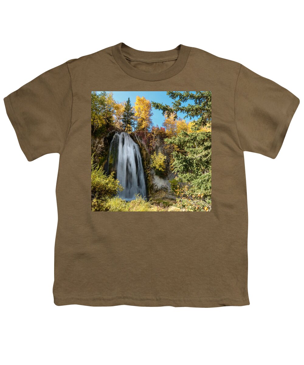 Dakota Youth T-Shirt featuring the photograph Spearfish Falls Magic by Greni Graph