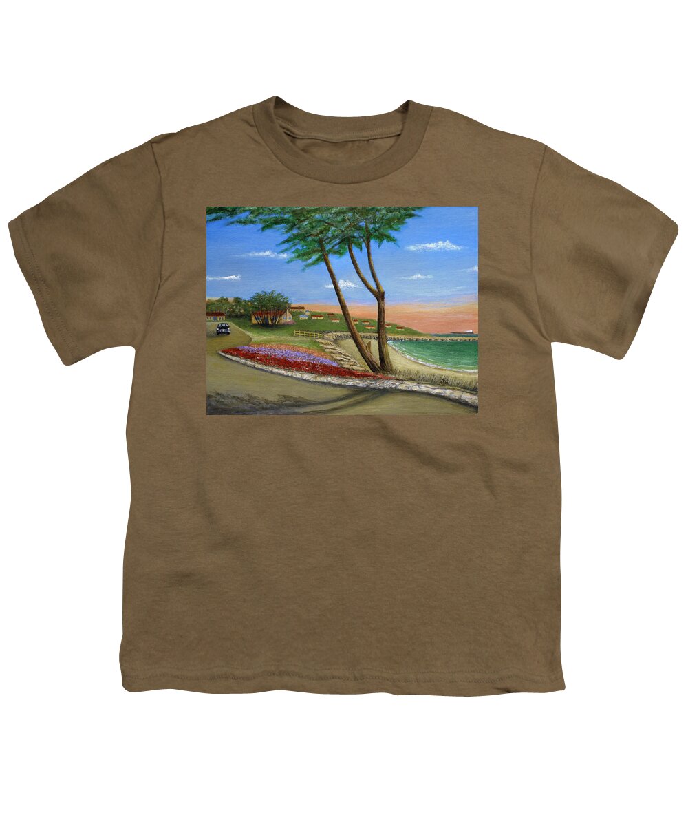 California Youth T-Shirt featuring the painting Sunday Drive by Gordon Beck