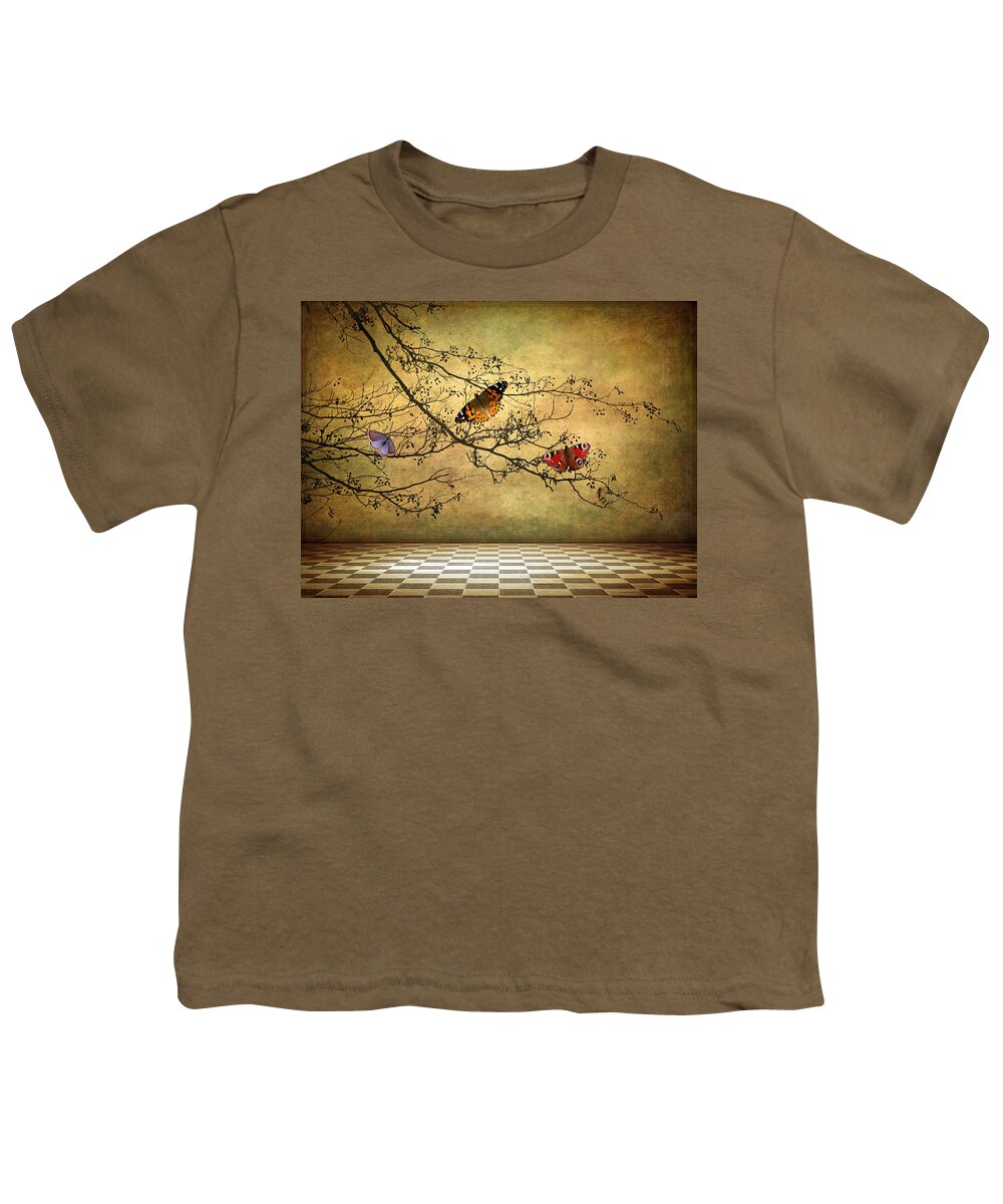 Fantasy Youth T-Shirt featuring the photograph The Butterfly Room by Jessica Jenney