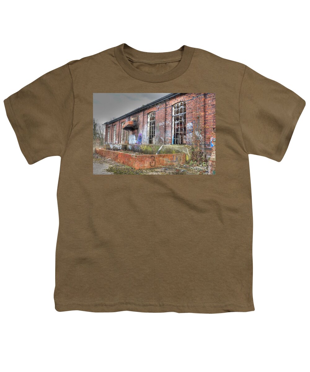 Shed Youth T-Shirt featuring the photograph The Old Engine Shed by David Birchall