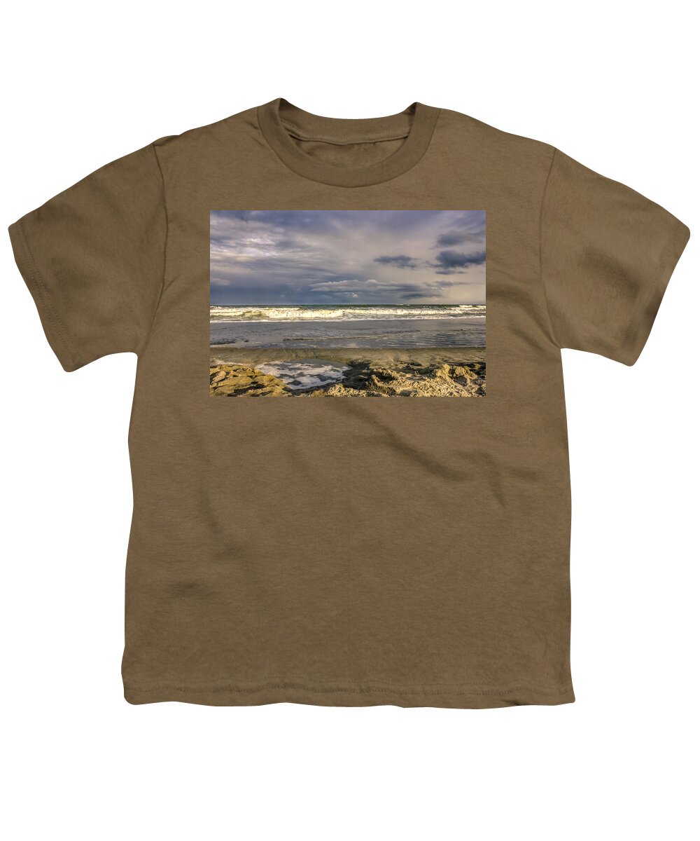 America Youth T-Shirt featuring the photograph Tidal Pool by Traveler's Pics