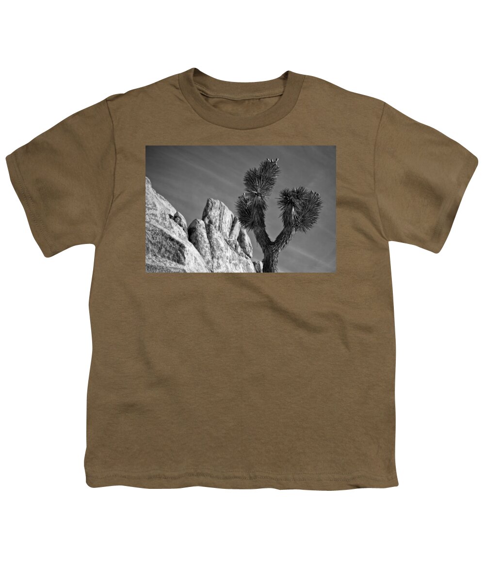 Black & White Youth T-Shirt featuring the photograph Tips by Peter Tellone