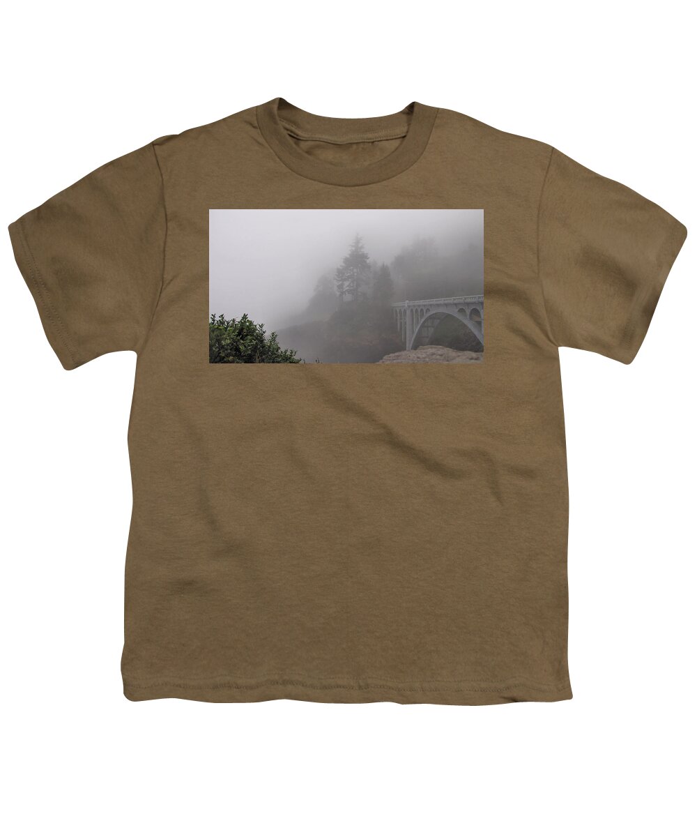 Fog Youth T-Shirt featuring the photograph Waiting by KATIE Vigil