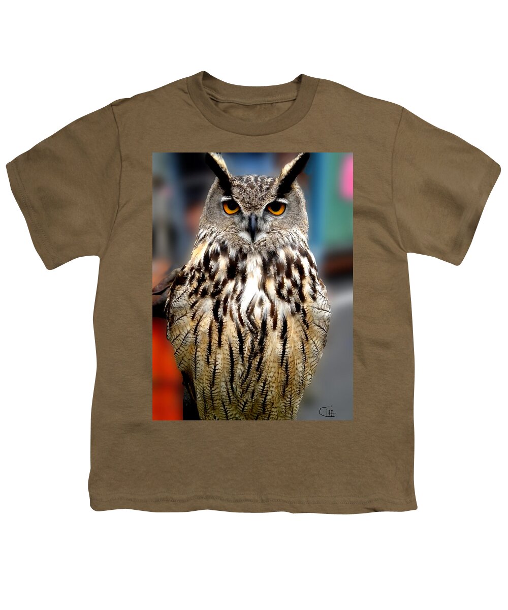 Owl Spain Youth T-Shirt by Colette V Hera Guggenheim - Pixels