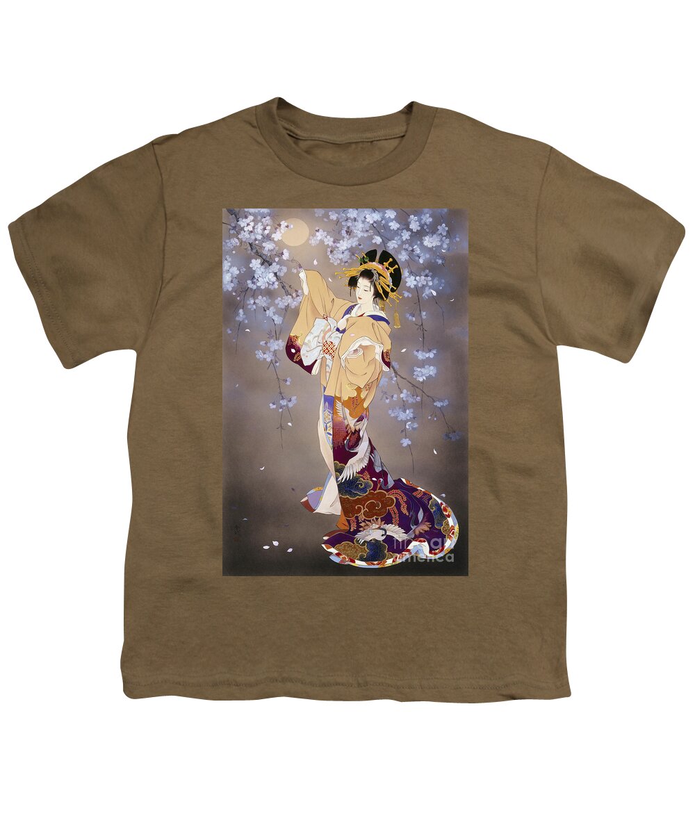 Haruyo Morita Youth T-Shirt featuring the digital art Yoi by MGL Meiklejohn Graphics Licensing