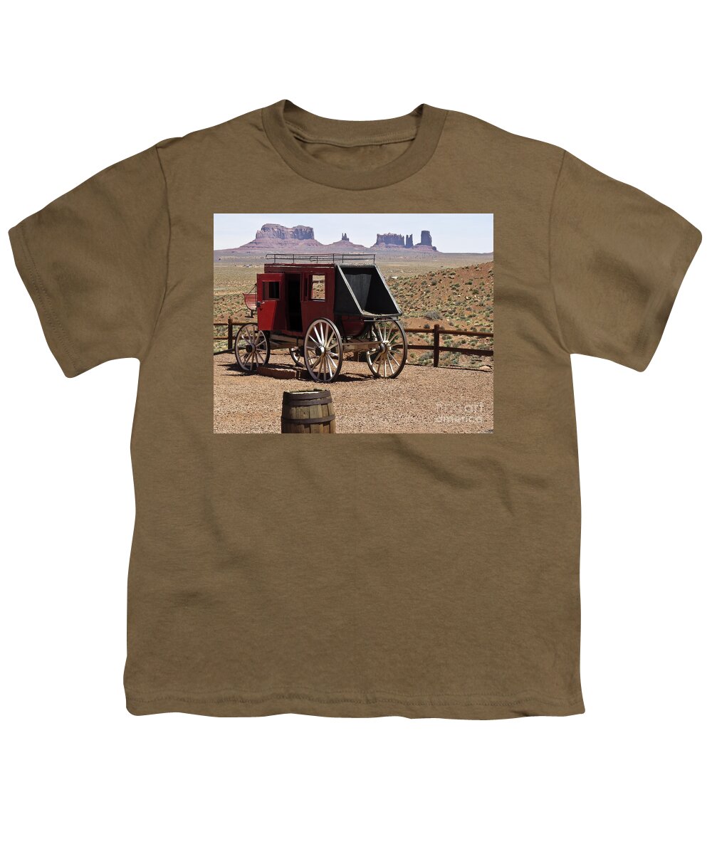 Arizona Youth T-Shirt featuring the photograph Your Carriage Awaits by Kathy McClure