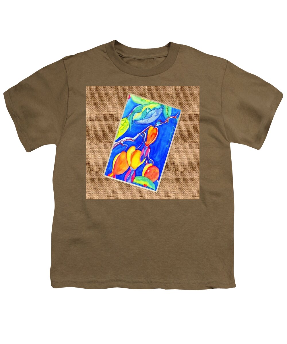 Floralstyles_gf Youth T-Shirt featuring the photograph Abstraction Series-bleeding Hearts IIi #1 by Anna Porter