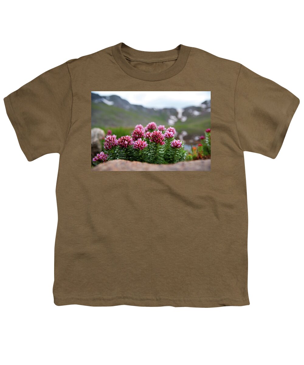 Alpine Flowers Youth T-Shirt featuring the photograph Alpine Bouquet by Jim Garrison