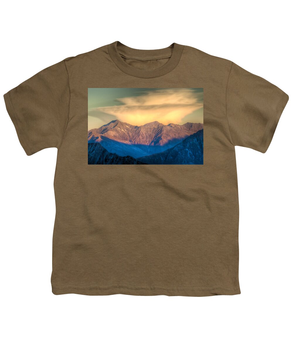 00441040 Youth T-Shirt featuring the photograph Anvil Cloud At Above Matukituki Valley by Colin Monteath