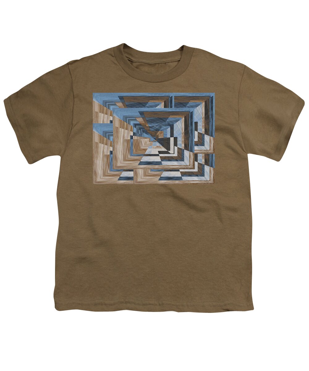 Abstract Youth T-Shirt featuring the digital art Aspiration 3 by Tim Allen