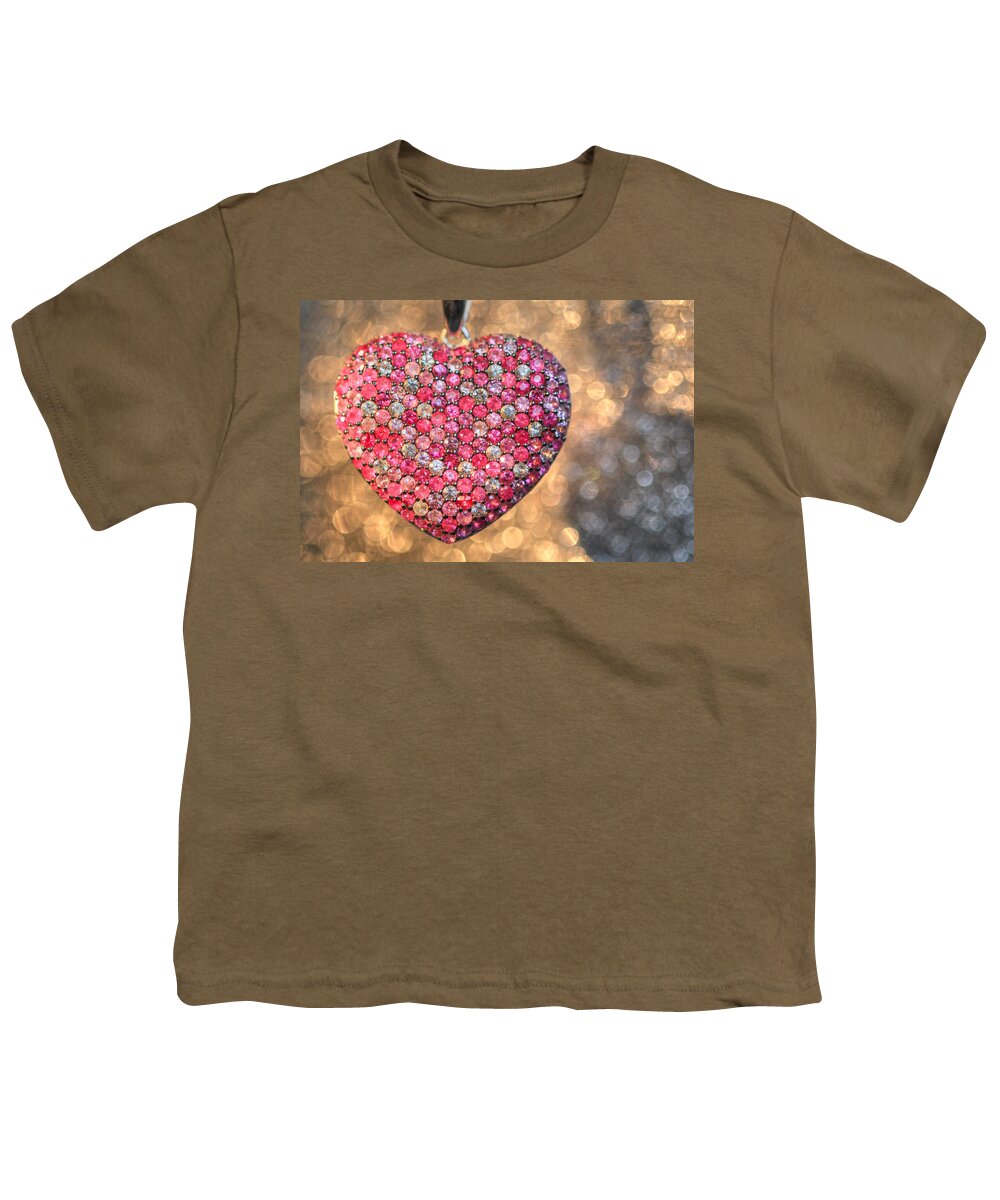 Sold Youth T-Shirt featuring the photograph Bedazzle My Heart by Shelley Neff