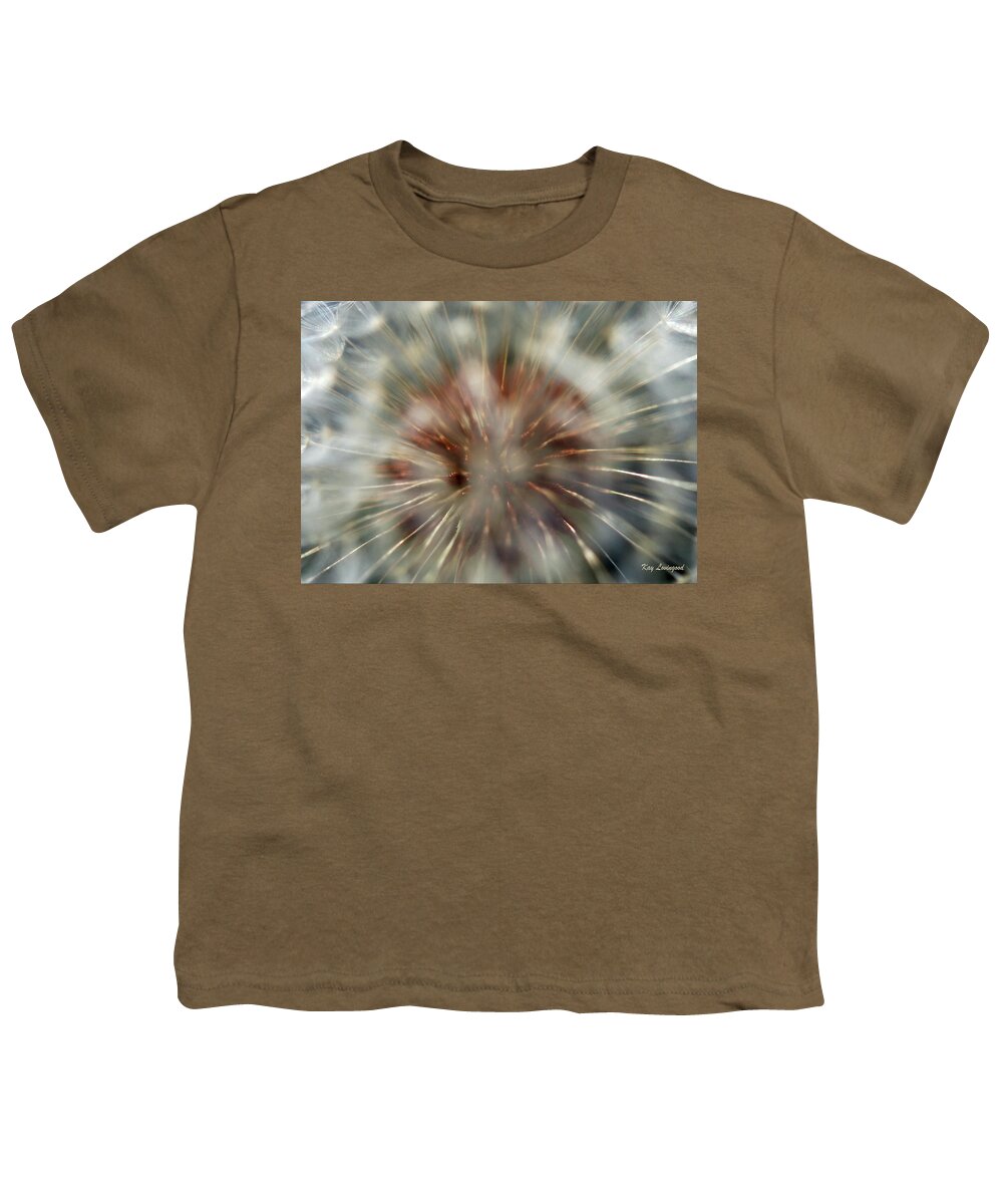 Macro Youth T-Shirt featuring the photograph Dandelion Fluff by Kay Lovingood